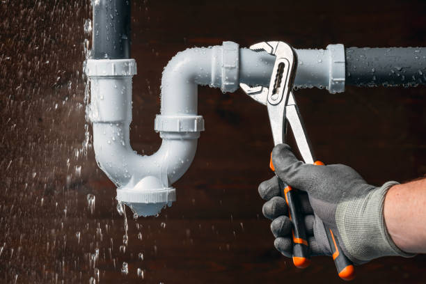 Professional Leak Detection technician working in North Branford, CT